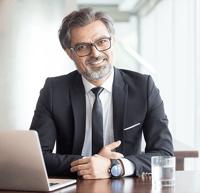 Man at desk